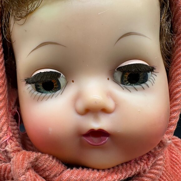 Vintage 1950s American Character Doll Weeping Sleepy Eyes Little Red Riding Hood - Picture 5 of 12